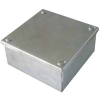Show details for  Galvanised Steel Plain Adaptable Box, 100mm x 100mm x 100mm