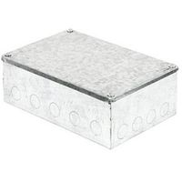Show details for  Adaptable Box with Knockouts, 225mm x 150mm x 75mm, Galvanised Steel