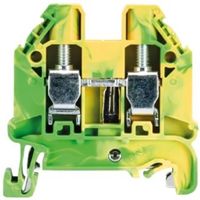Show details for  Earth DIN Rail Terminal, 6mm², 8mm, Green/Yellow