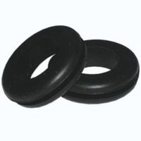 Show details for  Open PVC Grommet, 50mm, Black [Pack of 20]