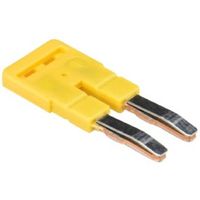Show details for  Insulated Push-In Jumper Bar, 2 Pole, 5mm, Yellow