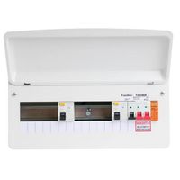 Show details for  100A RCD Consumer Unit with SPD, 16 Way, White