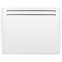 Show details for  1kW Ceramic Electric Panel Heater, 585 x 115 x 450mm, LED, White, Lot 20 Compliant