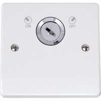 Show details for  20A Double Pole Lockable Switch, 1 Gang, White, Mode Range
