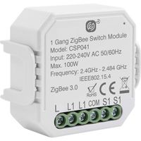 Show details for  100W Wifi Smart Dimmng Receiver, 1 Gang, White, IP20, ClickSmart+ Range