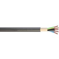 Show details for  Insulated Multicore Cable, 5 Core, 6mm², PVC, Black (Per 1 Mtr)