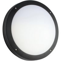 Show details for  Round Bulkhead Casing, Black, IP65, Luik Range