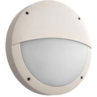 Show details for  Round Bulkhead Eyelid Casing, White, IP65, Luik Range