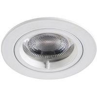 Show details for  Fixed Downlight, GU10 (Lamp Not Included), Matt White, IP20, Cast Range