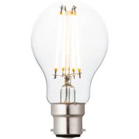 Show details for  6W LED GLS Lamp, B22, 2700K, Non-Dimmable, Clear