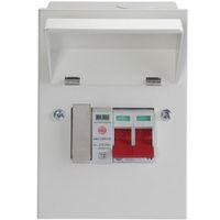 Show details for 100A Isolator Consumer Unit Enclosure with Type 2 SPD, Metal, IP20