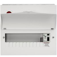 Show details for  100A RCD Incomer Consumer Unit, 11 Way, Steel, IP2XC