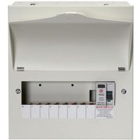 Show details for  100A RCD Incomer Consumer Unit, 8 Way, Steel, IP2XC
