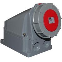 Show details for  IP67 Surface Socket, 63A, 3P+N+E, 415V, Red