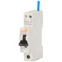 Show details for  6A Compact RCBO, 1 Pole, B Curve, Type A, 6kA, Defender Range