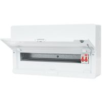 Show details for  100A Main Switch Consumer Unit, 20 Way, Steel, White, IP4X, Defender 2.0 Range