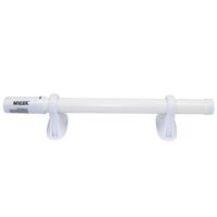 Show details for  55W Electric Thermostat Tube Heater with Adjustable Thermostat, 510 x 100 x 103mm, 1m Lead, IP44, White