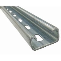 Show details for  Slotted Channel, 41mm x 21mm x 3, Pre Galvanised Steel