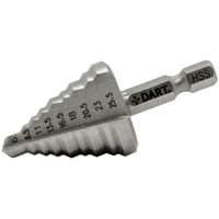 Show details for  Straight Flute Step Drill Hex, 6mm - 25mm