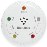 Show details for  Battery Operated Carbon Monoxide Detector with Digital LCD Display, White