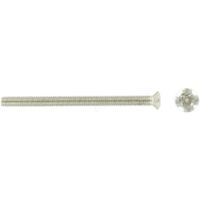 Show details for  Rounded Countersunk Socket Screw, T15, M3.5 x 50mm, Nickel Plated [Pack of 100]