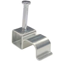 Show details for  Fire Resistant Twin and Earth Cable Clip, 4mm, Steel [Pack of 100]