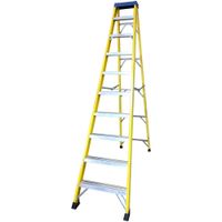 Show details for  Step Ladder, 10 Tread, Fibreglass