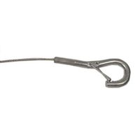 Show details for  Suspension Wire Kit with Snap Hook and Gripper, 3m, Steel
