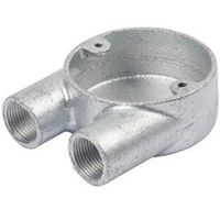 Show details for  U Conduit Box, 20mm, Galvanised