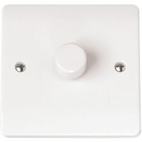 Show details for  100W 2 Way Dimmer Switch, 1 Gang, White, Mode Range