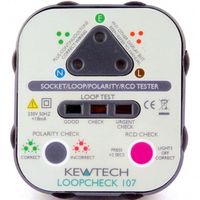 Show details for  Mains Socket Tester, Loop Check/Mains Polarity/RCD
