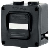 Show details for  16AX Double Pole Rocker Switch, NO/NO, IP66