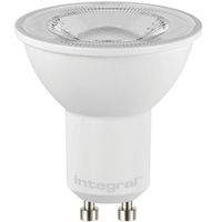 Show details for  5.7W LED Lamp, 3000K, 600lm, GU10, Clear, Dimmable
