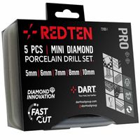 Show details for  Red Ten PRO Diamond Porcelain Drill Set, 5 Piece