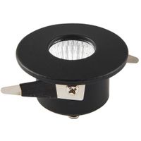 Show details for  4W LED Downlight, 3000K, Matt Black, Non-Dimmable, IP44, Lalo Range