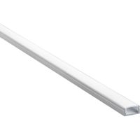Show details for  Profile with Diffuser, 17mm x 9mm, 2m, Aluminium, IP20, RigelSLIM Range