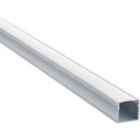 Show details for  Profile with Diffuser, 23.5mm x 21.5mm, 2m, Aluminium, IP20, Rigel Range