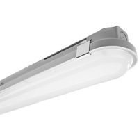 Show details for  5ft Barracuda Select CCT Non-Corrosive Linear Light with Self-Test Emergency and Microwave Sensor, 29W-52W, 4000K/5000K/6500K, 8000lm, Grey, IP66