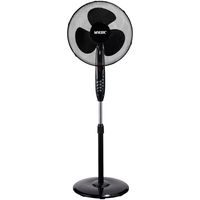Show details for  45W Stand Fan with Remote Control, 3 Speed, Black