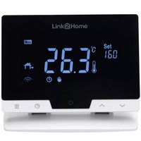 Show details for  Smart WiFi Thermostat with Boiler Control, 7 Day, 5° - 35°, Black