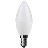 Show details for  5W LED Candle Lamp, 2700K, 460lm, E14, Non Dimmable, Frosted, Reon Range