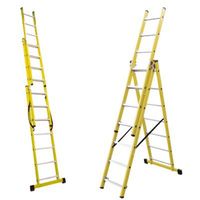 Show details for  Fibreglass Combination Ladder, 21 Step