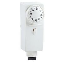 Show details for Cylinder/Pipe Thermostat, Changeover Conatct, 10°C to 90°C, 120mm x 40mm x 40mm, White