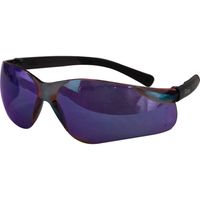 Show details for  Fire Anti-Scratch Safety Glasses, Blue Mirror
