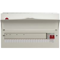 Show details for 100A Main Switch Consumer Unit with SPD, 18 Way, White