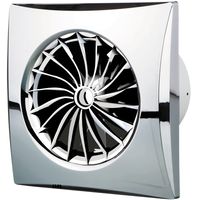 Show details for  Zone 1 Extractor Fan, 100mm, 97m³/h, 25dB, Chrome