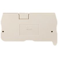 Show details for  DIN Rail Terminal End Cover, 4mm², Grey