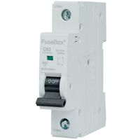 Show details for  63A MCB, 1 Pole, C Curve, DIN Rail, 6kA