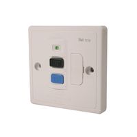 Show details for  13A Double Pole RCD Fused Connection Unit, 1 Gang, White