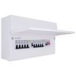 Show details for  100A Dual RCD Consumer Unit, 16 Module, 10 Way, 241mm x 402mm x 122mm, IP2XC